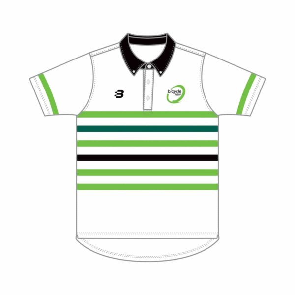 Bicycle NSW - Unisex Commuter Polo - White