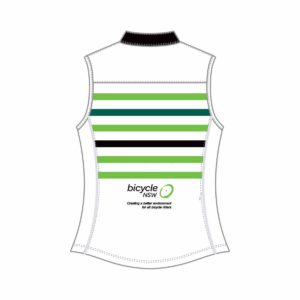 Bicycle NSW - Women's Performance Fit Gilet - White