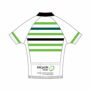 Bicycle NSW - Men's Performance Fit Jersey - White