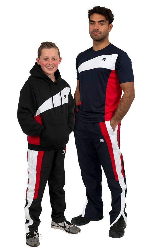 Boys Track Pants with Placement Brand Print
