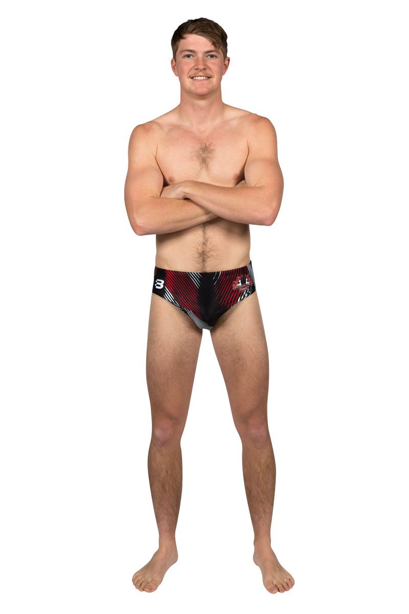 Custom Men's Swimming Club Uniforms - Briefs