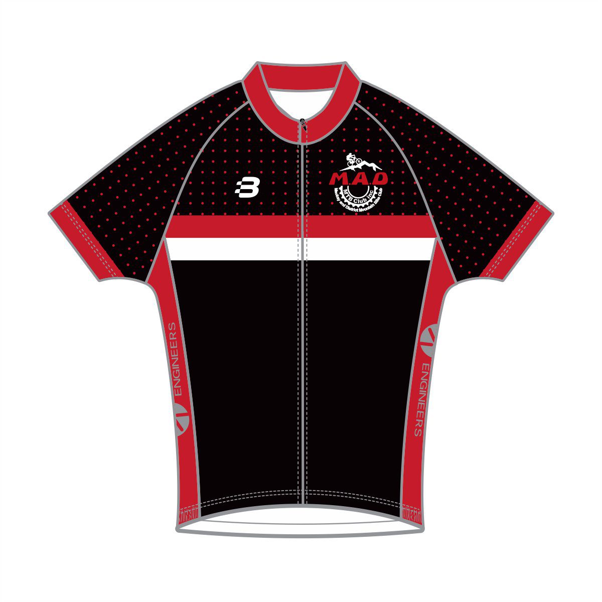 club fit cycling jersey