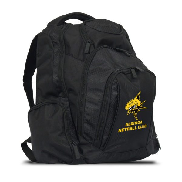 OS3087 - Elite Backpack - Black - Aldinga Netball Club