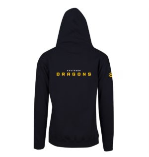 OS3180 - southern dragons - hoodie - navy - mens back