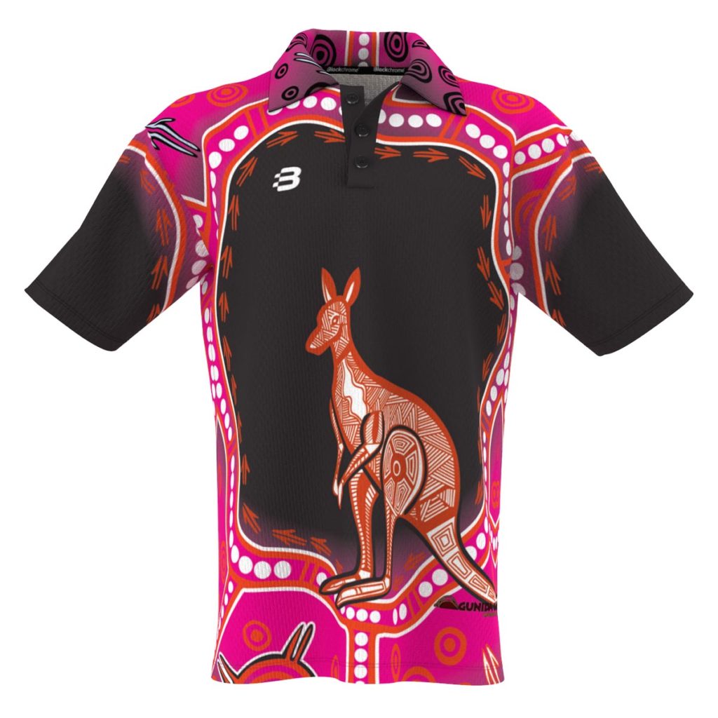 Custom Indigenous Polos - Your Design or Choose From Our Studio Designs, Unlimited Colours & Logos