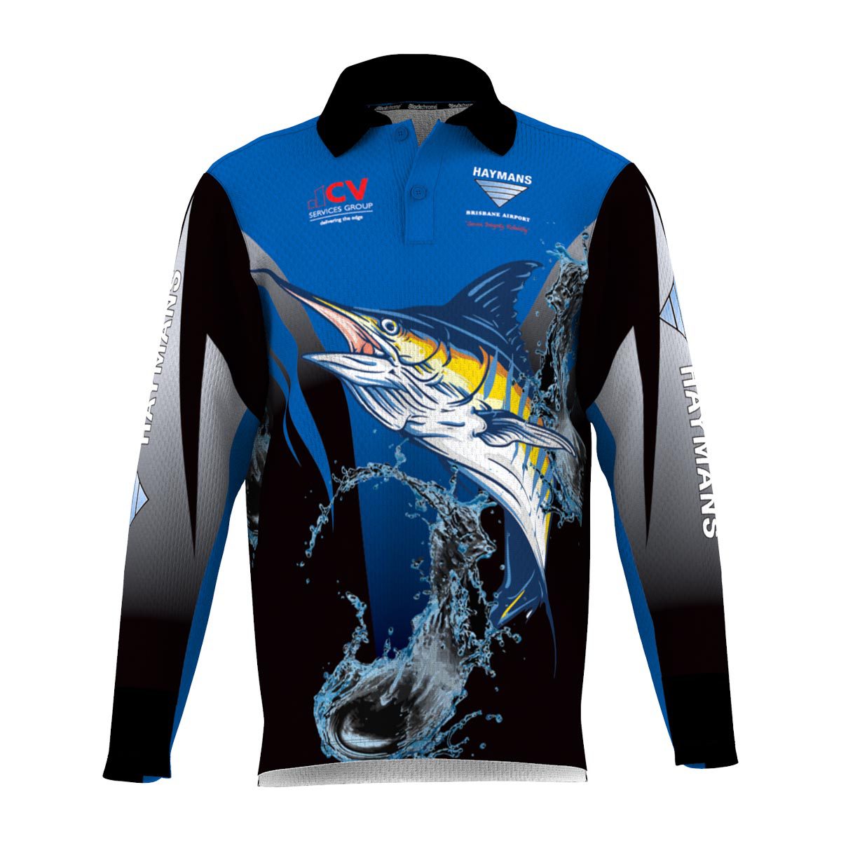 Custom Fishing Apparel for all Conditions - Blackchrome