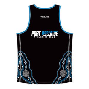 Port Adelaide Athletics Club - Men's Singlet - Back