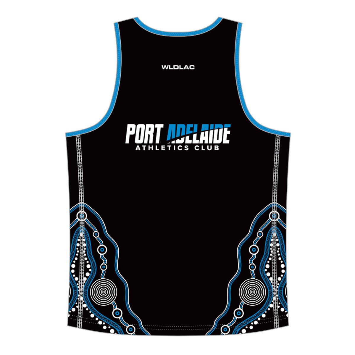Port Adelaide Athletics Club - Singlet - Men's - Blackchrome