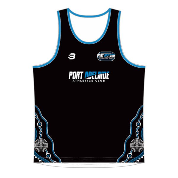 Port Adelaide Athletics Club - Men's Singlet - Front