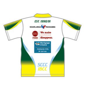 VL87765 - 052 polo shirt - scott creek ironbank cricket club - back