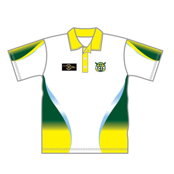 VL87765 - 052 polo shirt - scott creek ironbank cricket club - front
