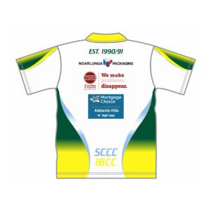 VL87849 - 871 polo shirt - scott creek ironbank cricket club - back