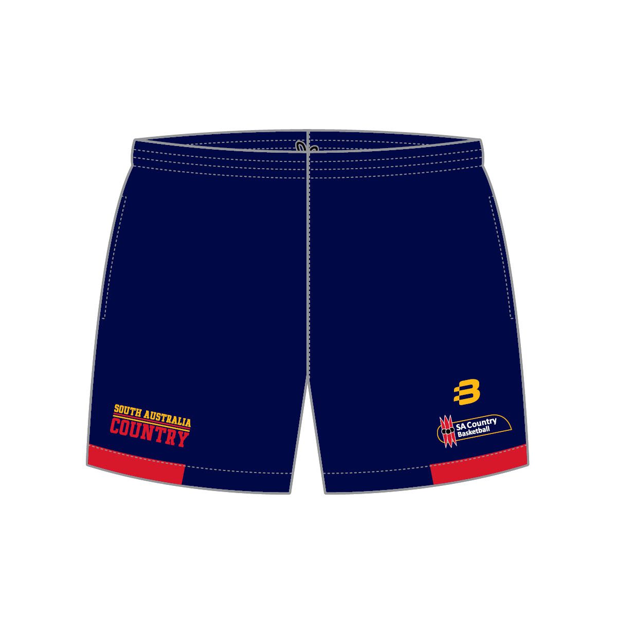 Download SA Country Basketball - Men's Casual Shorts - Blackchrome