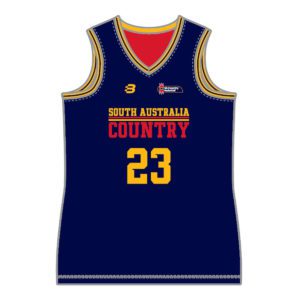 VL88008 - sa country basketball - 6240 reversible basketball singlet - unisex youth - front 2