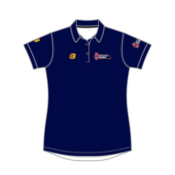 VL88079 - sa country basketball - SB 4005 LA - polo shirt - womens - adult - front