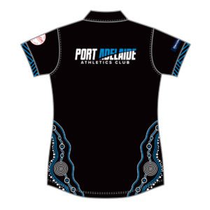 VL88648 - port adelaide athletics club - polo shirt - womens - back