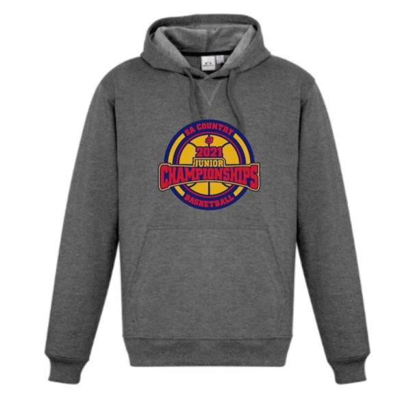 OS3717 - SA Country Basketball Juniors Championships 2021 - mens hoodie - grey marle - adult