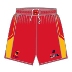 SA Country Basketball - Red- Men's Basketball Shorts