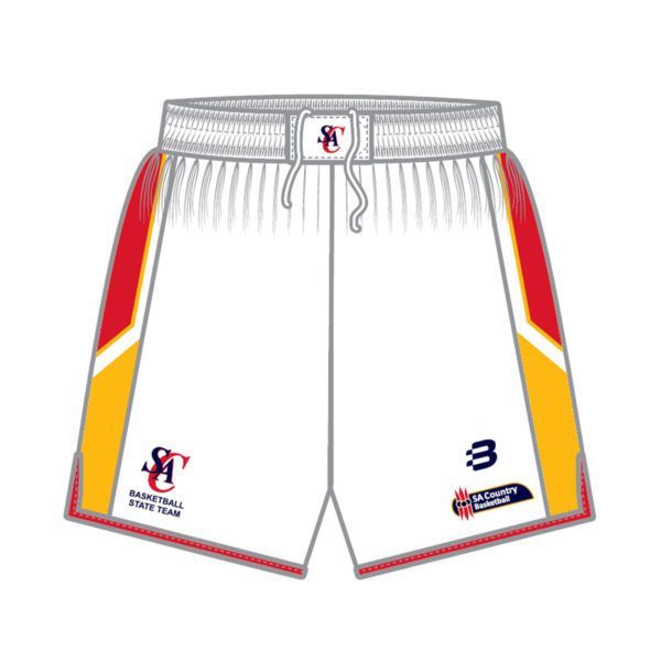 SA Country Basketball SPP - White - Youth Basketball Shorts