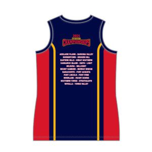 VL89187 - SA Country Basketball Juniors Championships 2021 - 6211 - youth basketball jersey - back