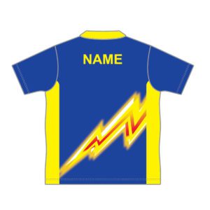 VL89379 - Seacliff Church Netball Club - 3616 -t-shirt with collar - mens youth - back + name