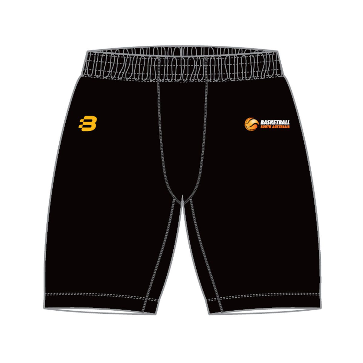 Basketball SA SPP Player - Compression Shorts - Men's - Youth - Blackchrome