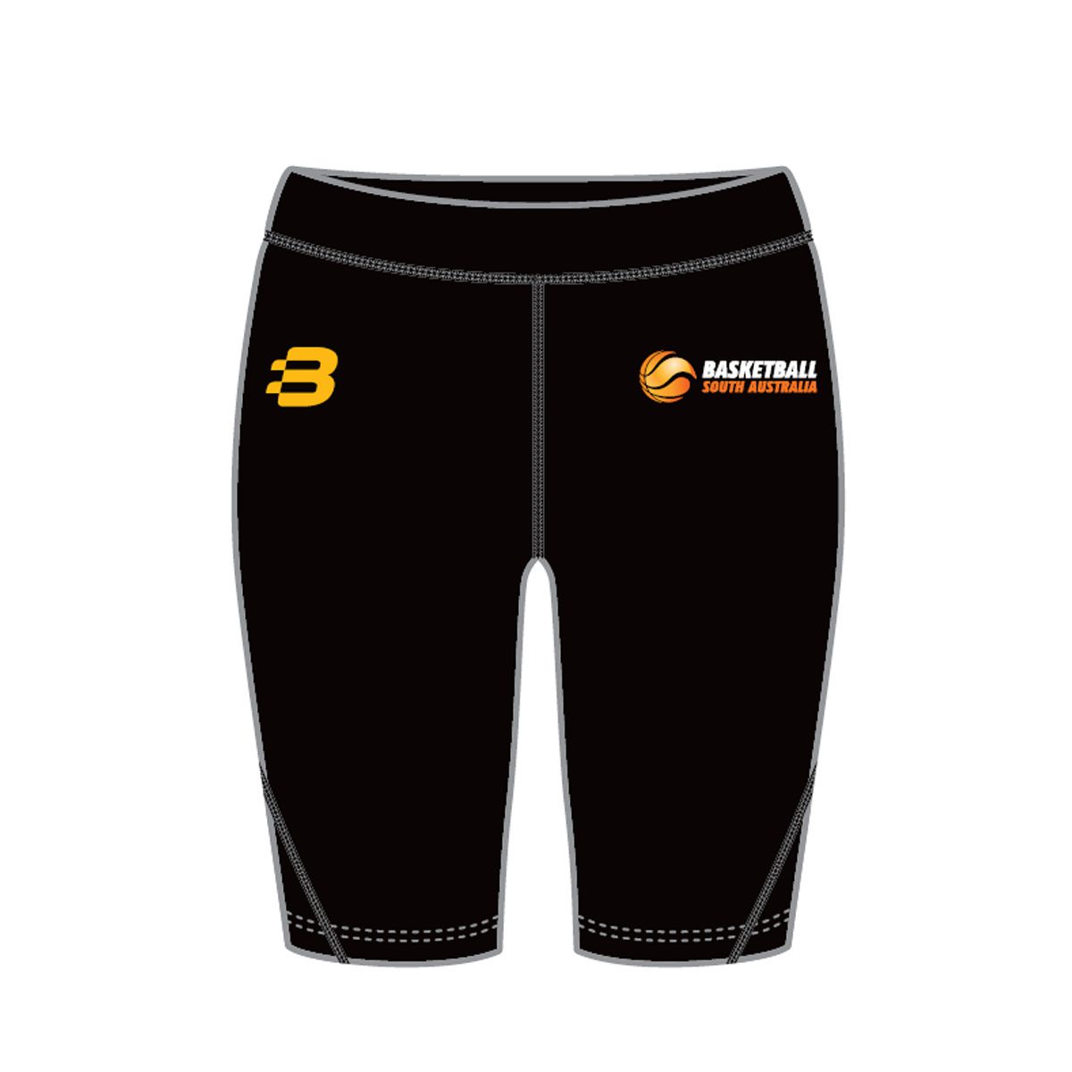 Basketball SA State Team Player - Compression Shorts - Women's - Youth -  Blackchrome