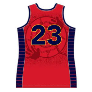 Basketball SA State Team - Player - V Neck Singlet - Men's