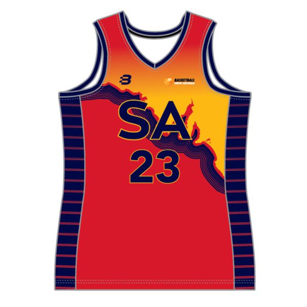 Basketball SA State Team - Player - V Neck Singlet - Men's