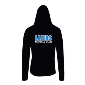 OS3899 - Lazers Netball - hoodie - mens adult - no name - back