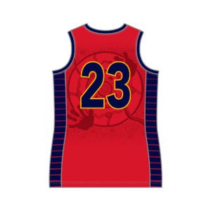 VL89823 - basketball sa - 6247 - v-neck singlet - unisex - youth_back