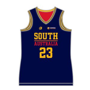 VL90160 - basketball sa state team player - 6240 - reversible basketball jersey - youth - inside front