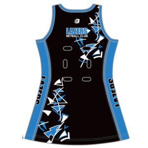 VL90241 - Lazers Netball - 3160 netball dress - adult - back