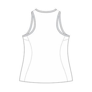 VL91367 - blackchrome racing - 3694 - compression vest sleeveless - ladies - adult(curves)_back