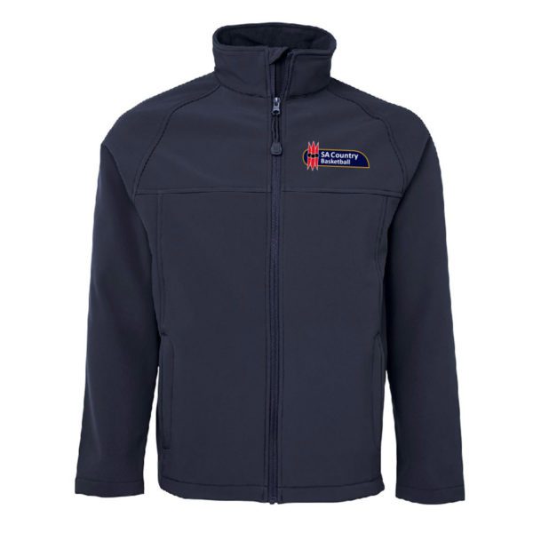 SA COUNTRY BASKETBALL - STAFF - NAVY SOFT SHELL JACKET