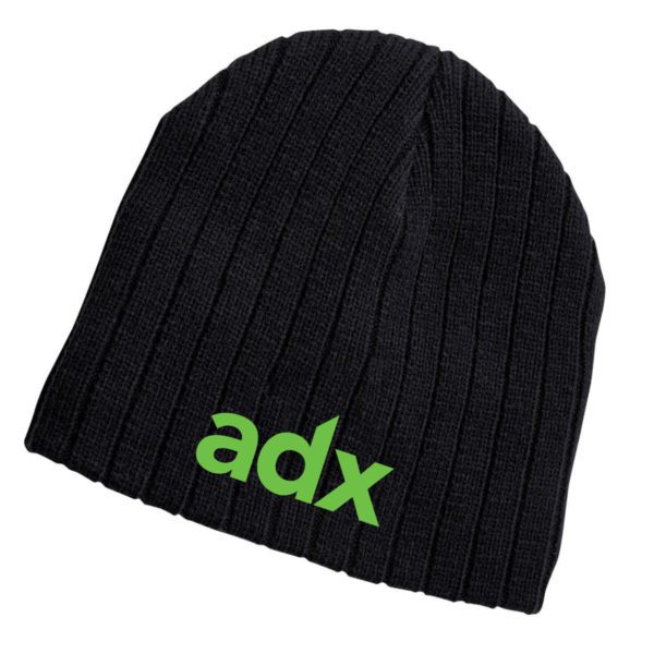 ADX DEPOT - HEATHER CABLE KNIT BEANIE - MENS
