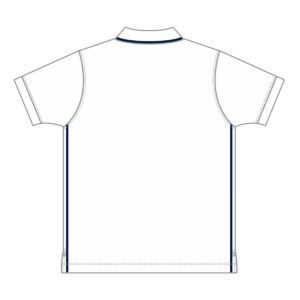 VL91793 - blackchrome netball umpires - polo shirt - mens - back