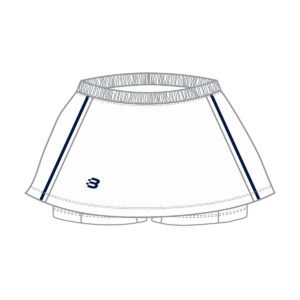 VL91797 - blackchrome netball umpires - skort - front