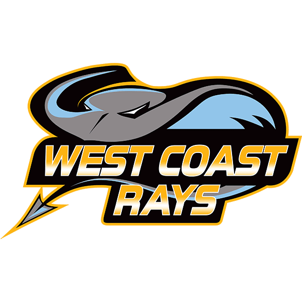 WEST COAST RAYS - BASEBALL JERSEY - YOUTH - Blackchrome