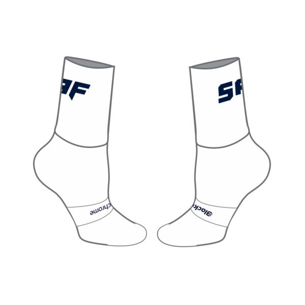 SA Fabricators Racing Team - Cycling Socks - White