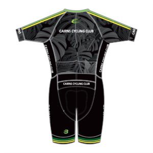 Cairns Cycling Club – WOMENS SKINSUIT WITH POCKETS – BLACK