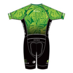 Cairns Cycling Club - YOUTH SKINSUIT WITHOUT POCKETS - GREEN