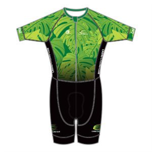 Cairns Cycling Club - YOUTH SKINSUIT WITHOUT POCKETS - GREEN