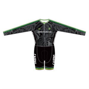 Cairns Cycling Club – MENS SKINSUIT WITHOUT POCKETS – BLACK