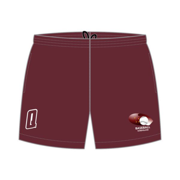 Baseball Queensland - LEISURE SHORTS - YOUTH