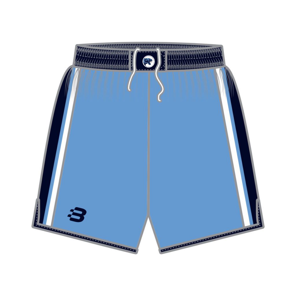 STURT SABRES BASKETBALL CLUB - BASKETBALL SHORTS - YOUTH - Blackchrome