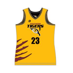 Southern Tigers - Mens Reversible Basketball Singlet