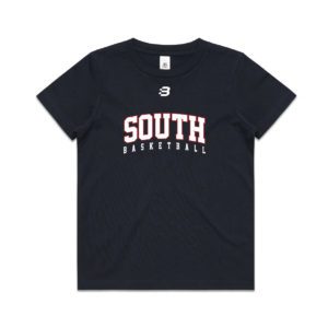 SOUTH ADELAIDE BASKETBALL CLUB - T- SHIRT - KIDS - NAVY