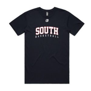 SOUTH ADELAIDE BASKETBALL CLUB - T-SHIRT - MENS - NAVY