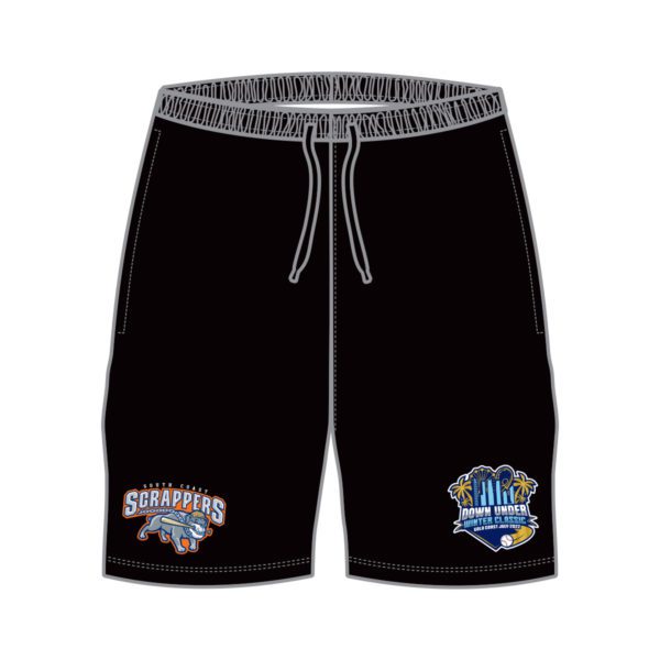 SCRAPPERS - BASEBALL SHORTS - MENS - Blackchrome